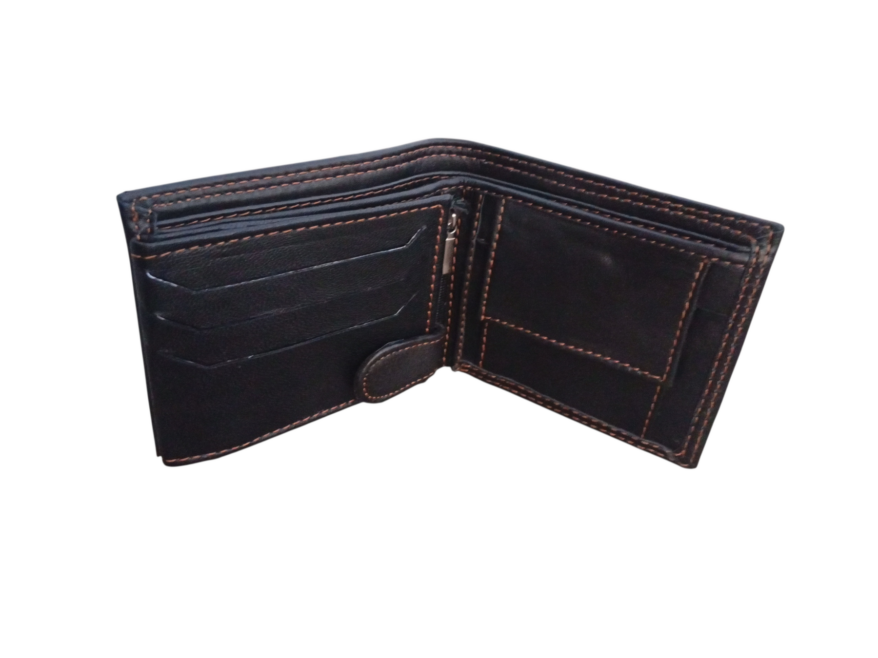 Leather black wallet