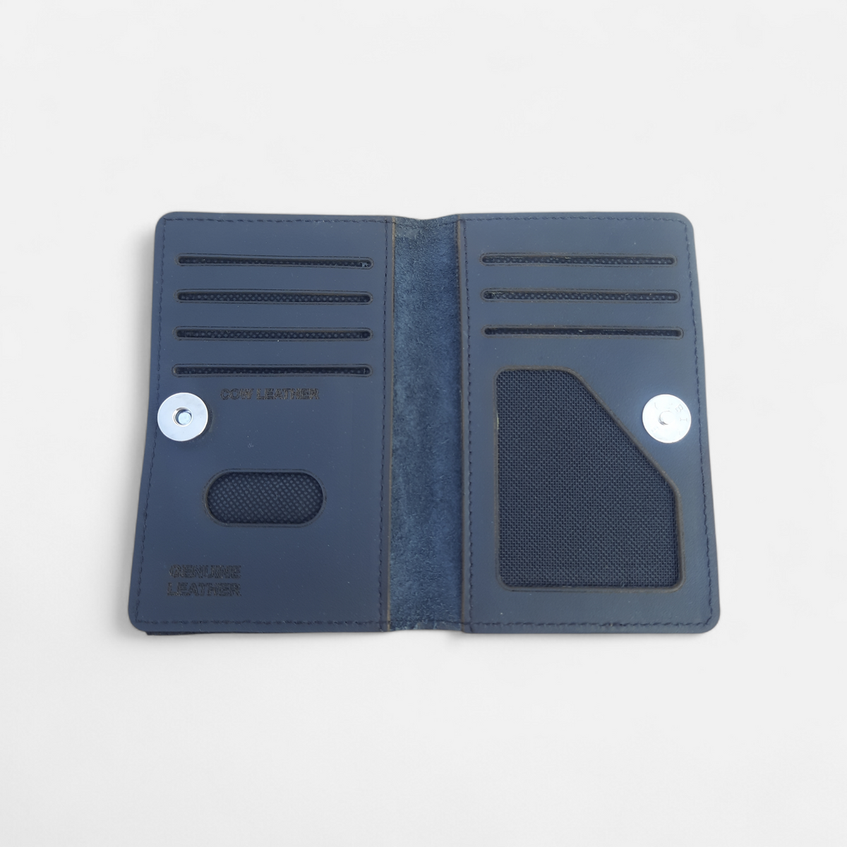 Texture leather card holder