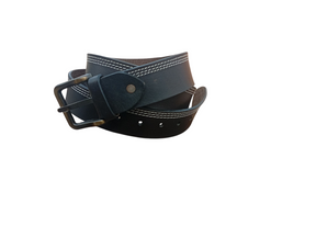 Double Thread Stitch Leather Belt