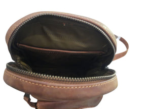 Casual Leather Cross Body Bag