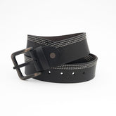 Double Thread Stitch Leather Belt